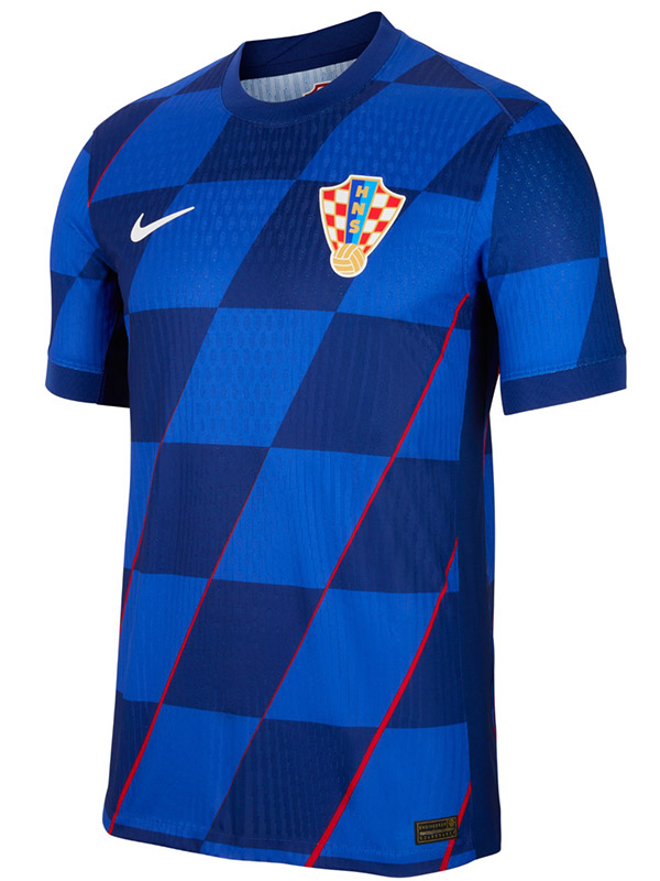 Croatia maillot extérieur uniforme de football deuxième kit de football homme haut maillot de sport coupe Euro 2024